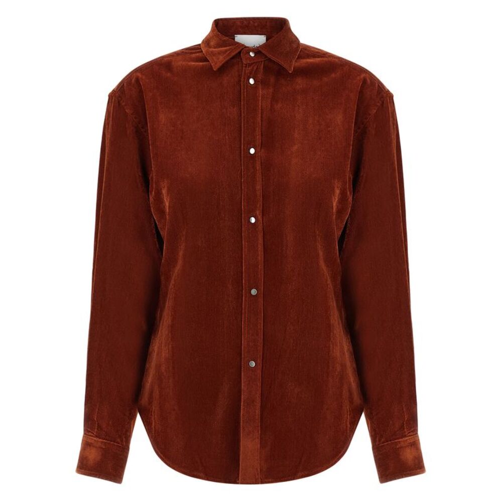 Nude Women Velvet Shirt